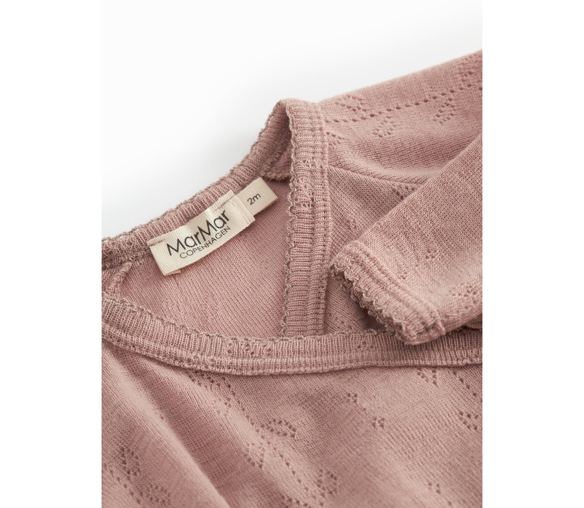 Belita - Wool Pointelle - Burnt Rose