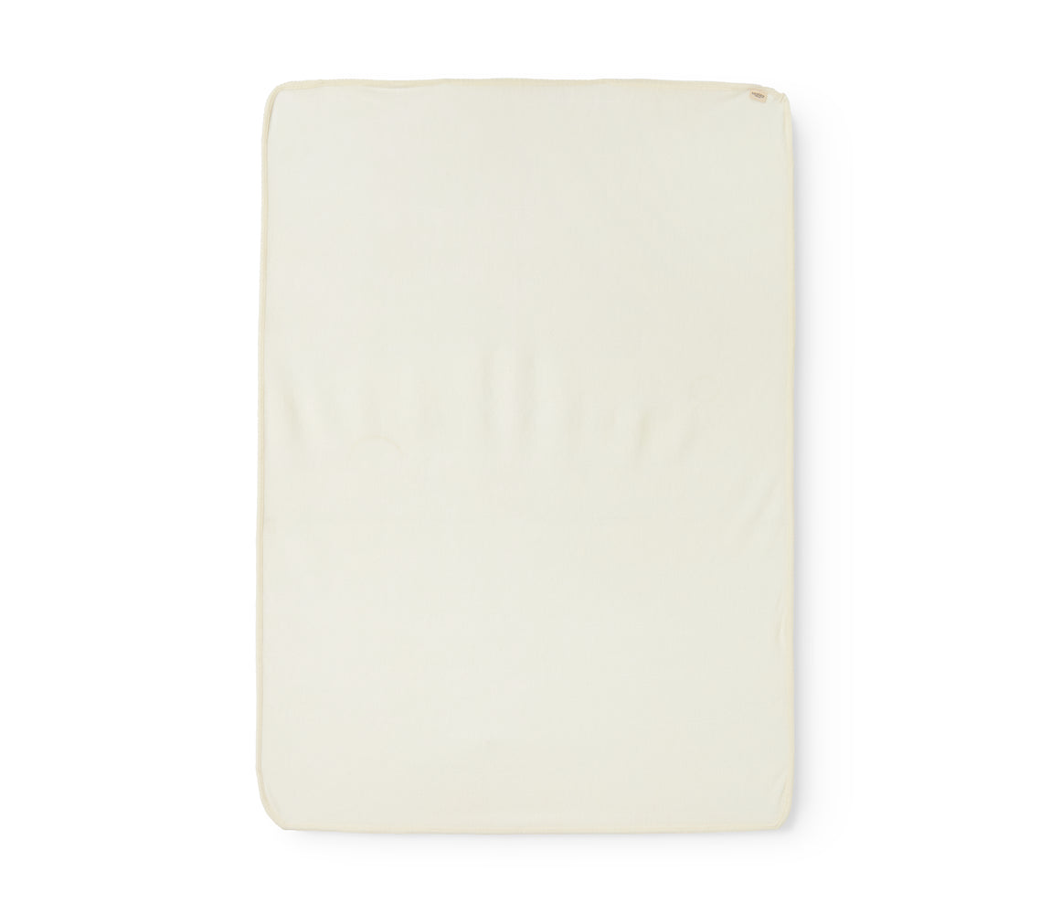 Alida  Blanket - Wool Pointelle - Natural