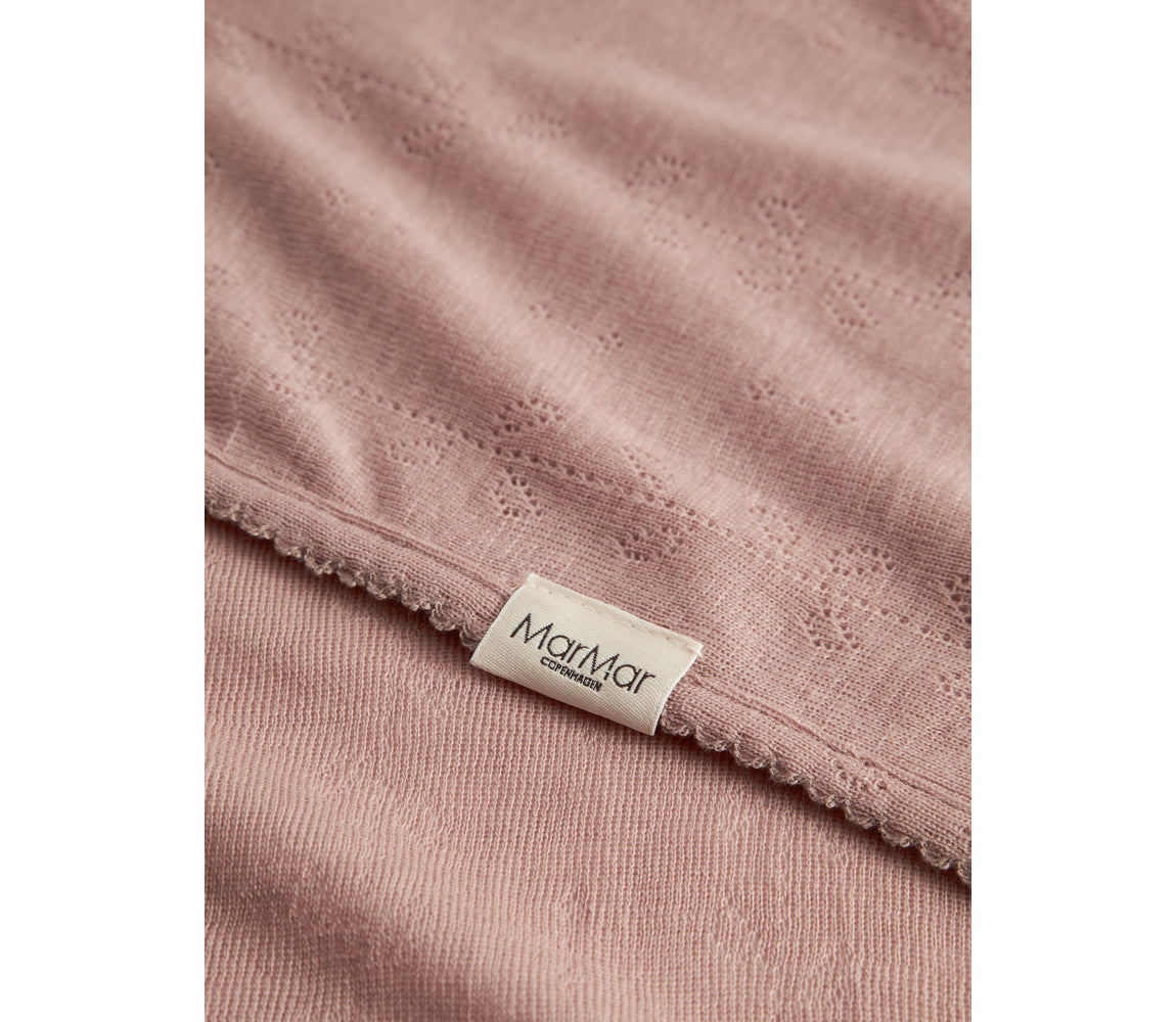 Alida - Wool Pointelle - Burnt Rose