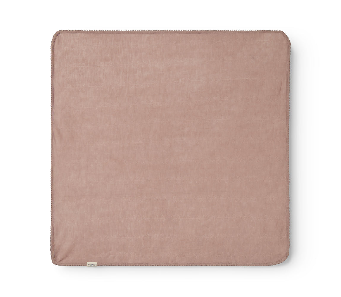 Alida - Wool Pointelle - Burnt Rose