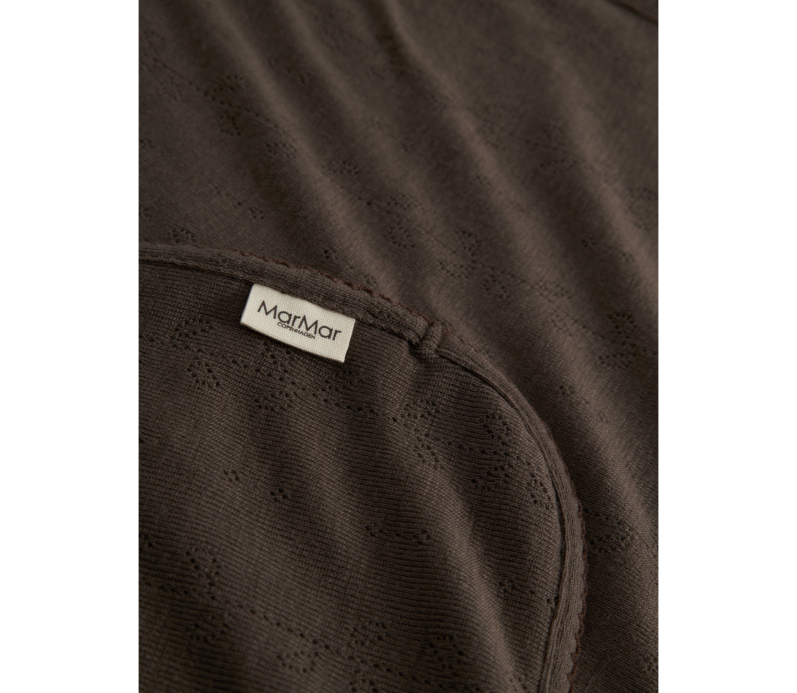 Alida - Wool Pointelle - Terre