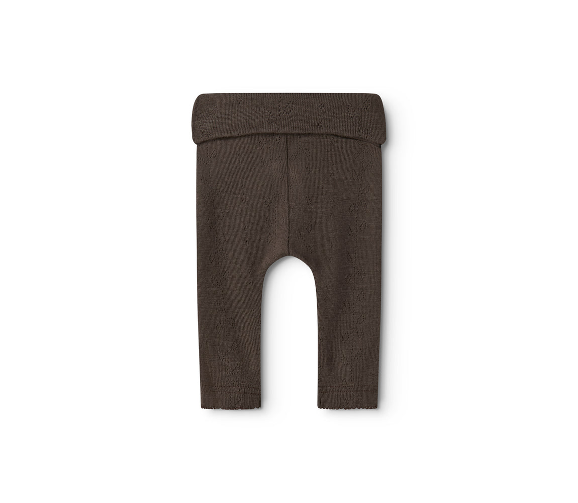 Piva, Wool Pointelle Trousers - Terre
