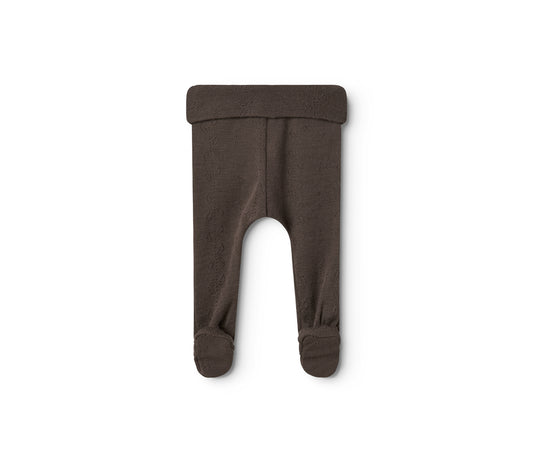 Pixa, Wool Pointelle Trousers - Terre