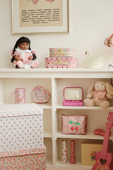 SMALL STORAGE BASKET - Cherry