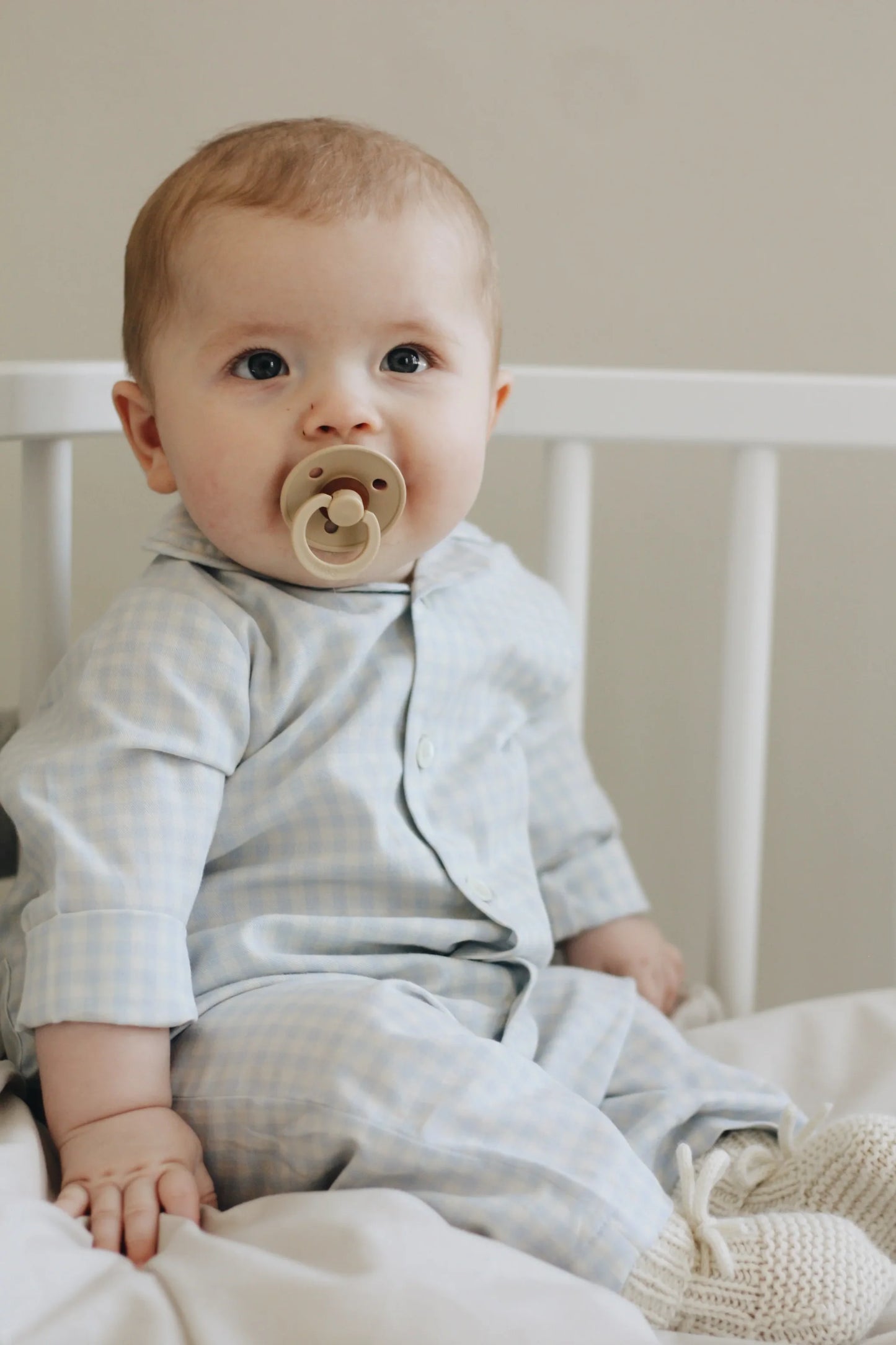 Classic PJ suit blue gingham