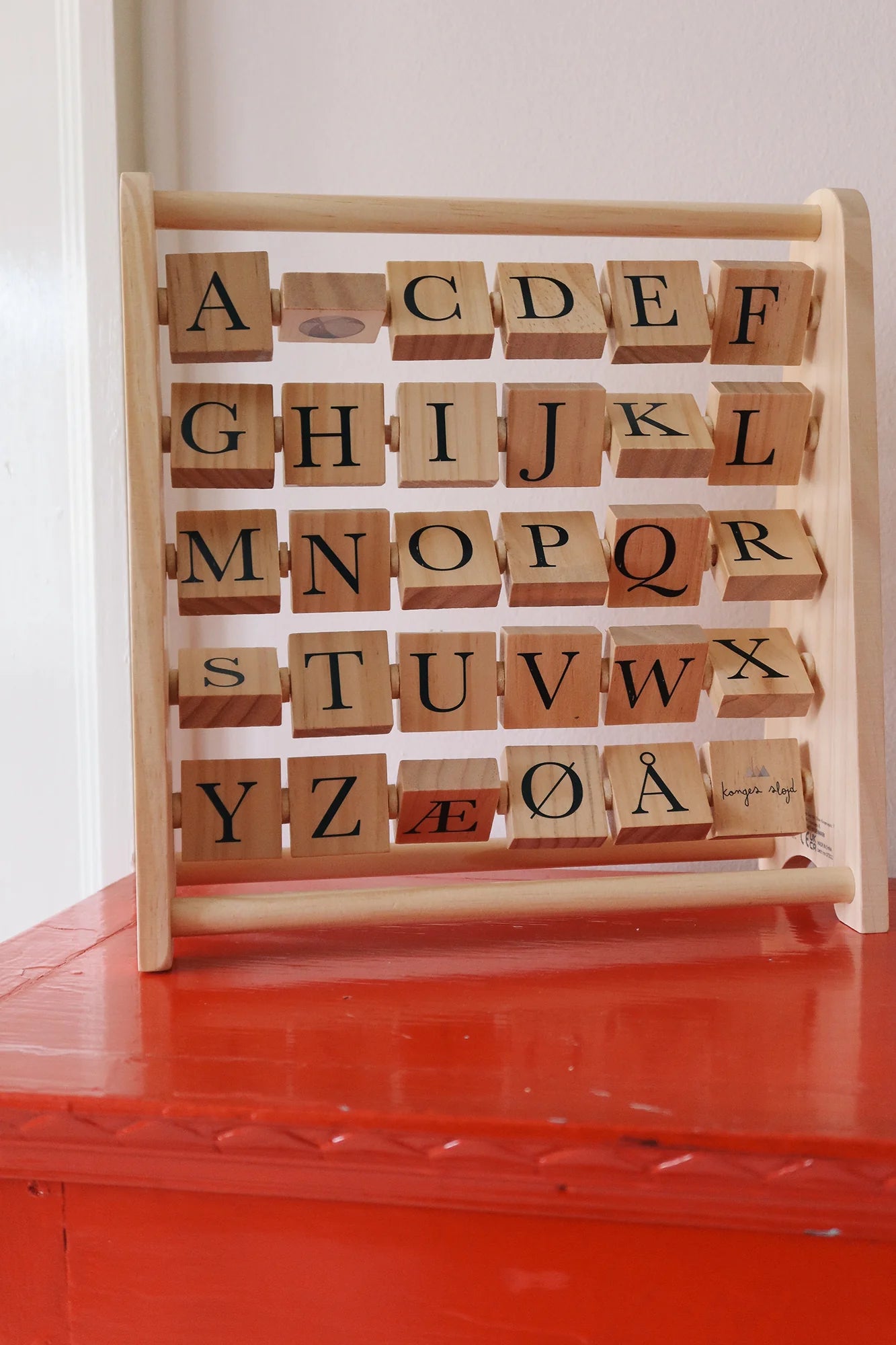 ABC WOODEN BLOCK FRAME