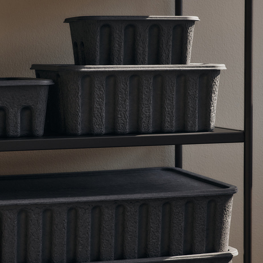 Paper Pulp Box - Large - Charcoal
