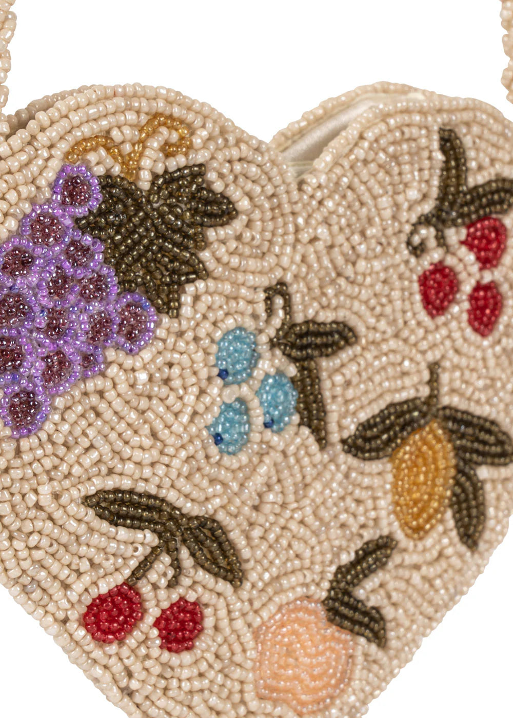 BEADED HEART BAG - VITAMINS