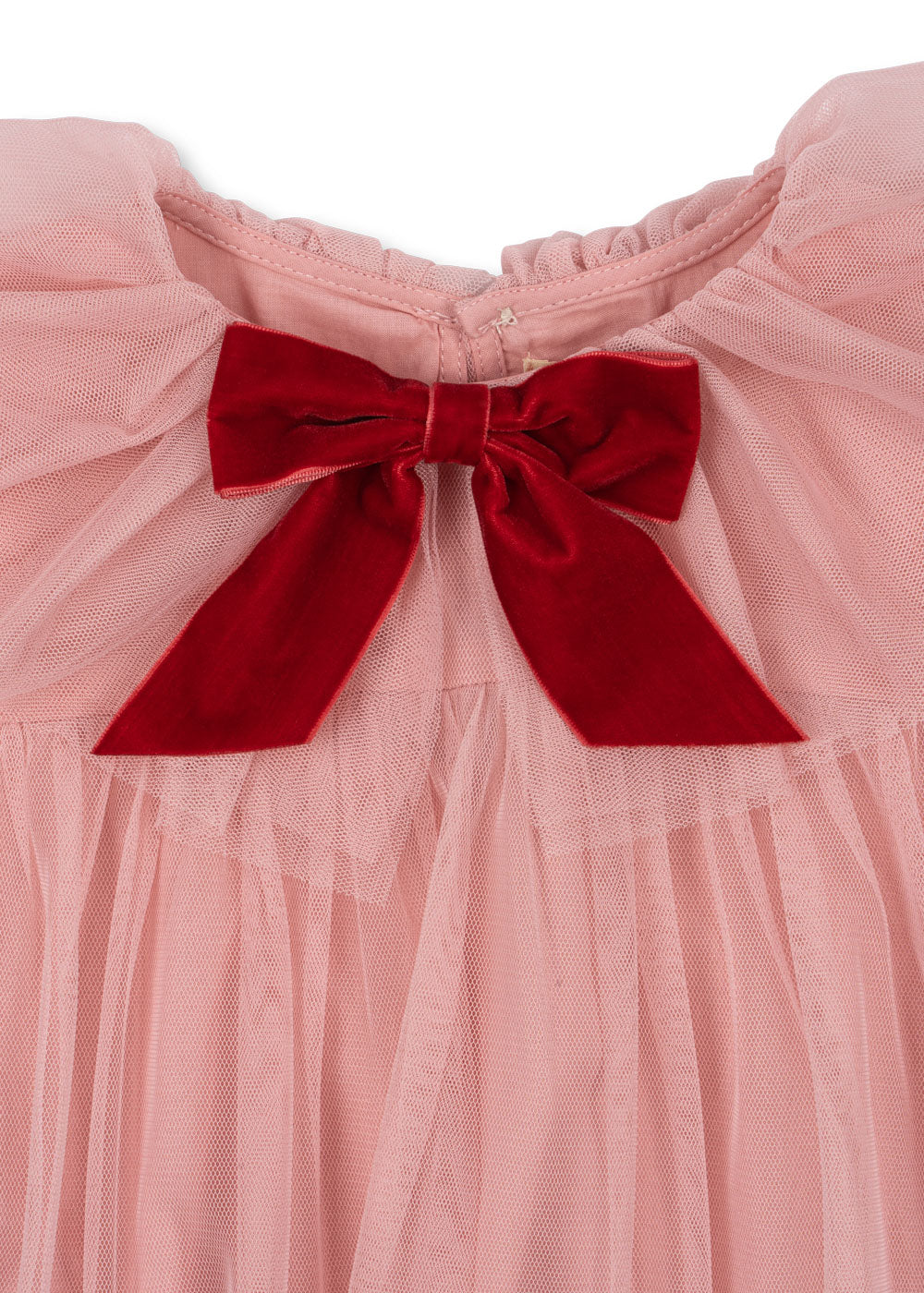 BOW DRESS - Mellow rose
