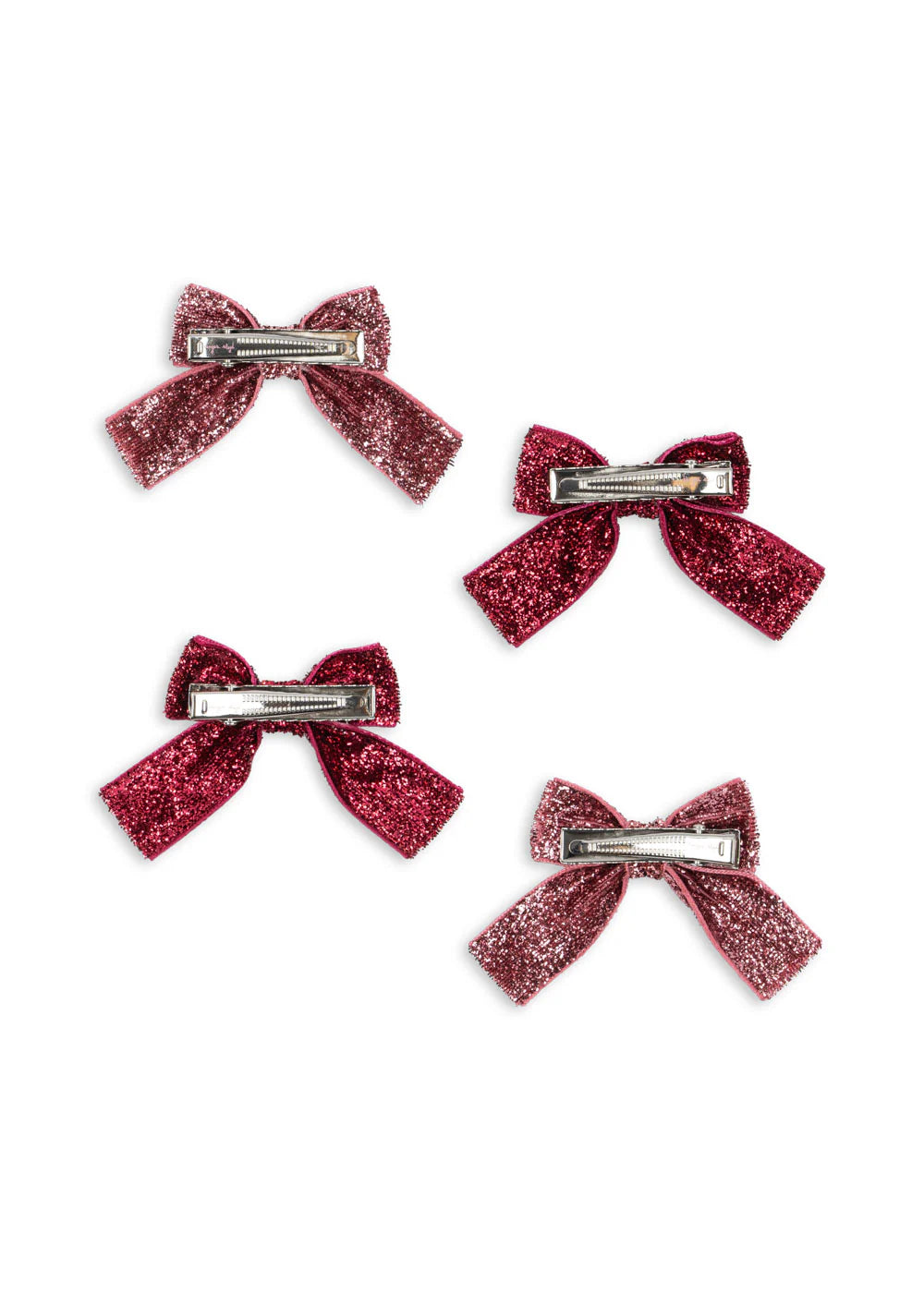 4 PACK BOW HAIR CLIPS