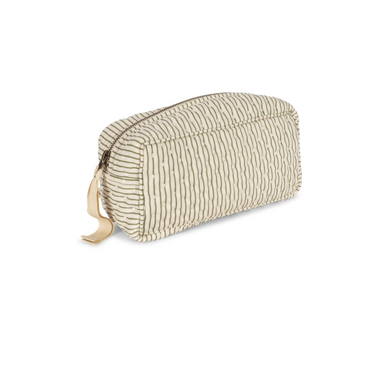 SMALL QUILTED TOILETRY BAG