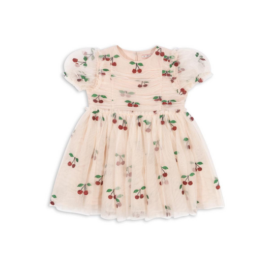 TULLIE DRESS - CHERRY