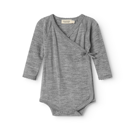 Belita - Wool Pointelle - Grey Malange