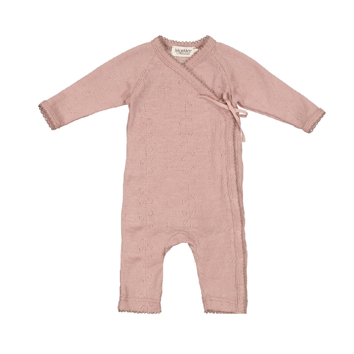 Rula - Wool Pointelle - Burnt Rose