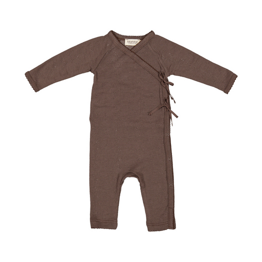 Rula - Wool Pointelle - Terre