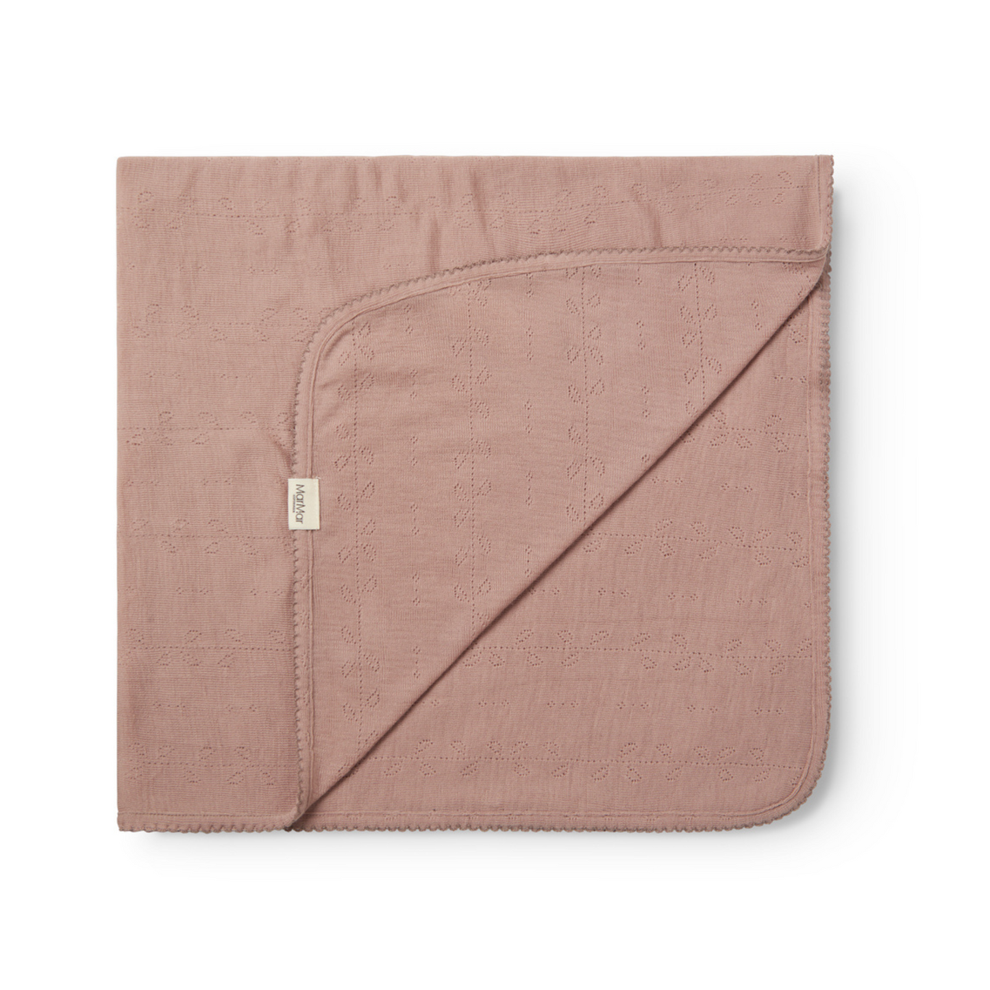 Alida - Wool Pointelle - Burnt Rose