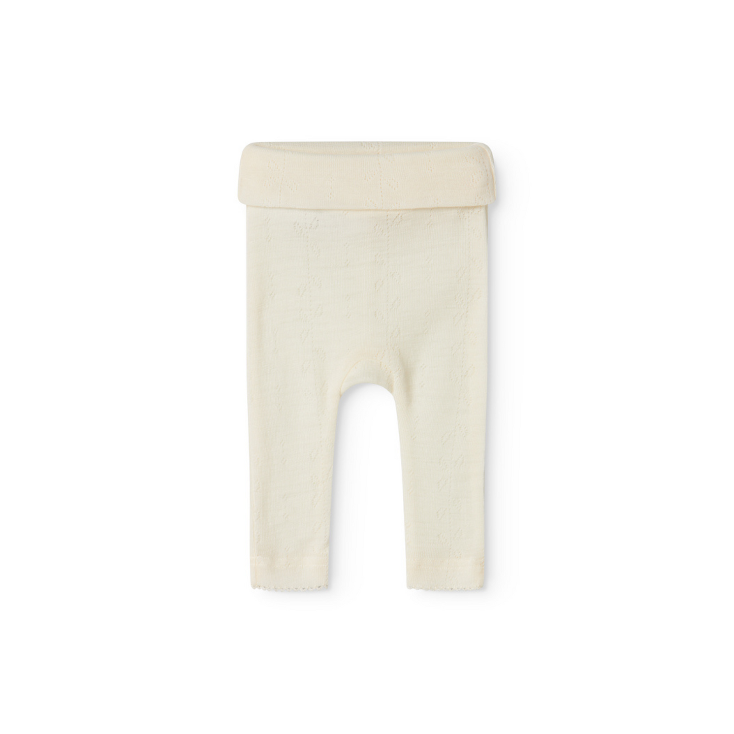 Piva, Wool Pointelle Pants - Natural