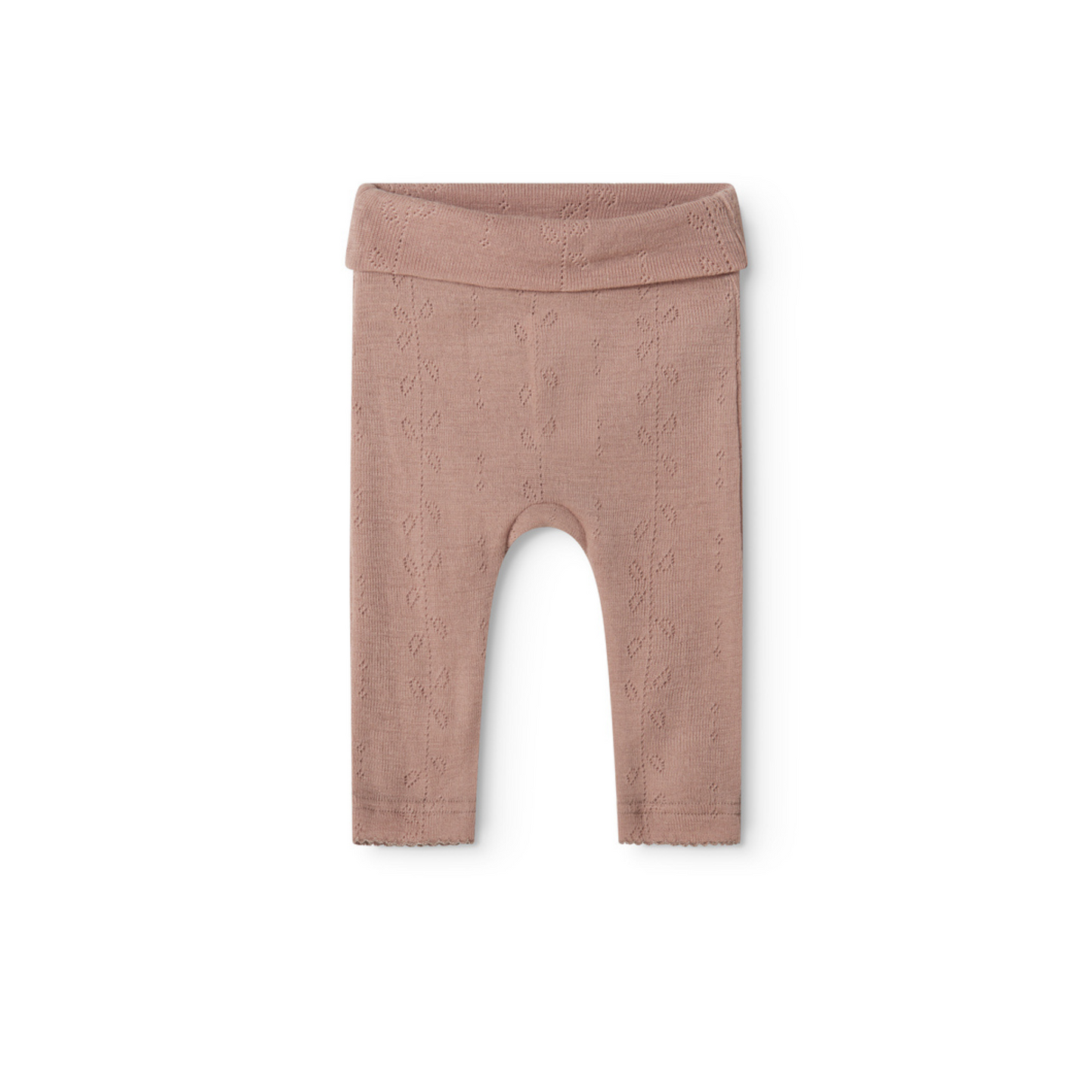 Piva, Wool Pointelle Pants - Burnt Rose