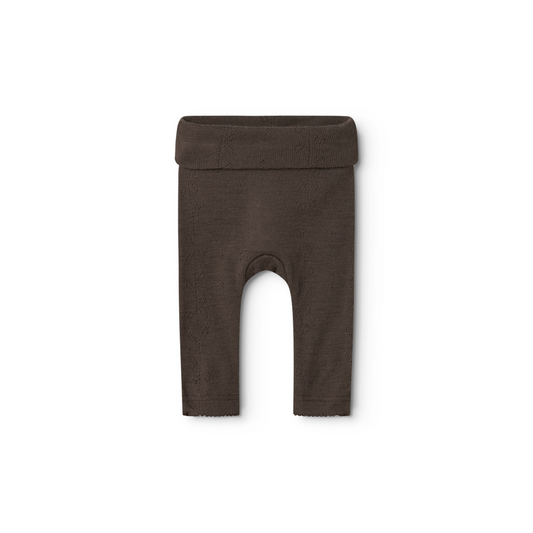 Piva, Wool Pointelle Trousers - Terre