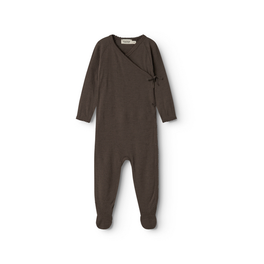 Rubetta, Wool Pointelle Jumpsuit - Terre