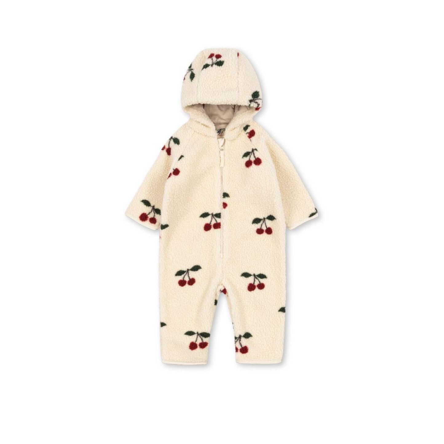 JODY TEDDY ONESIE GRS - Cherry