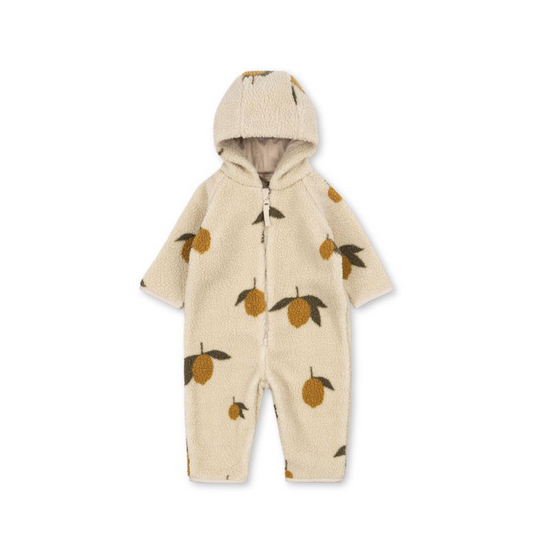 JODY TEDDY ONESIE GRS - Lemon