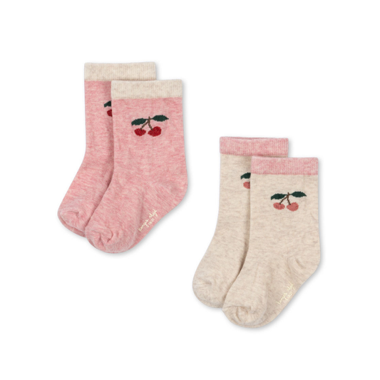 2 PACK CHERRY SOCKS