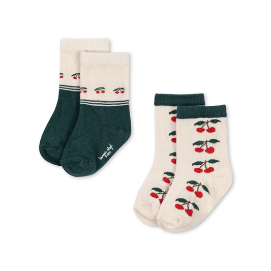 2 PACK JAQUARD SOCKS