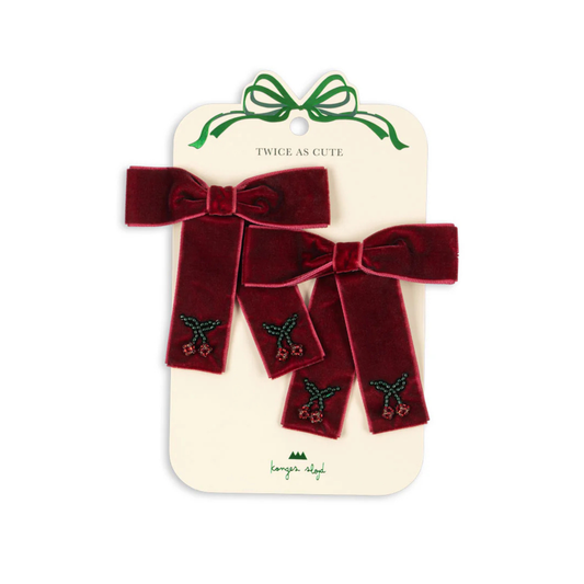 2 PACK JULIETTE BOW HAIR CLIP