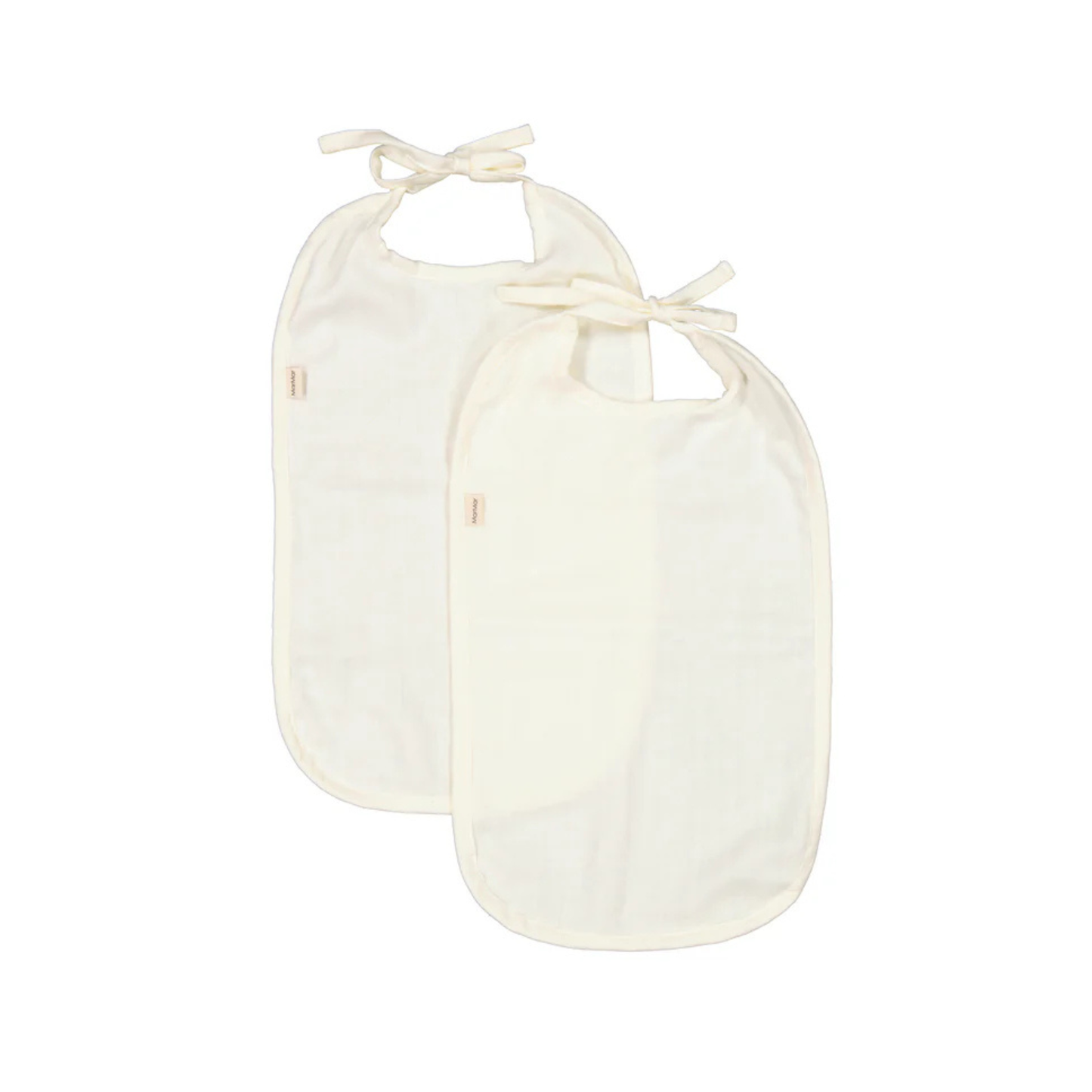 Bib Long (2-pack), Bib - Gentle White