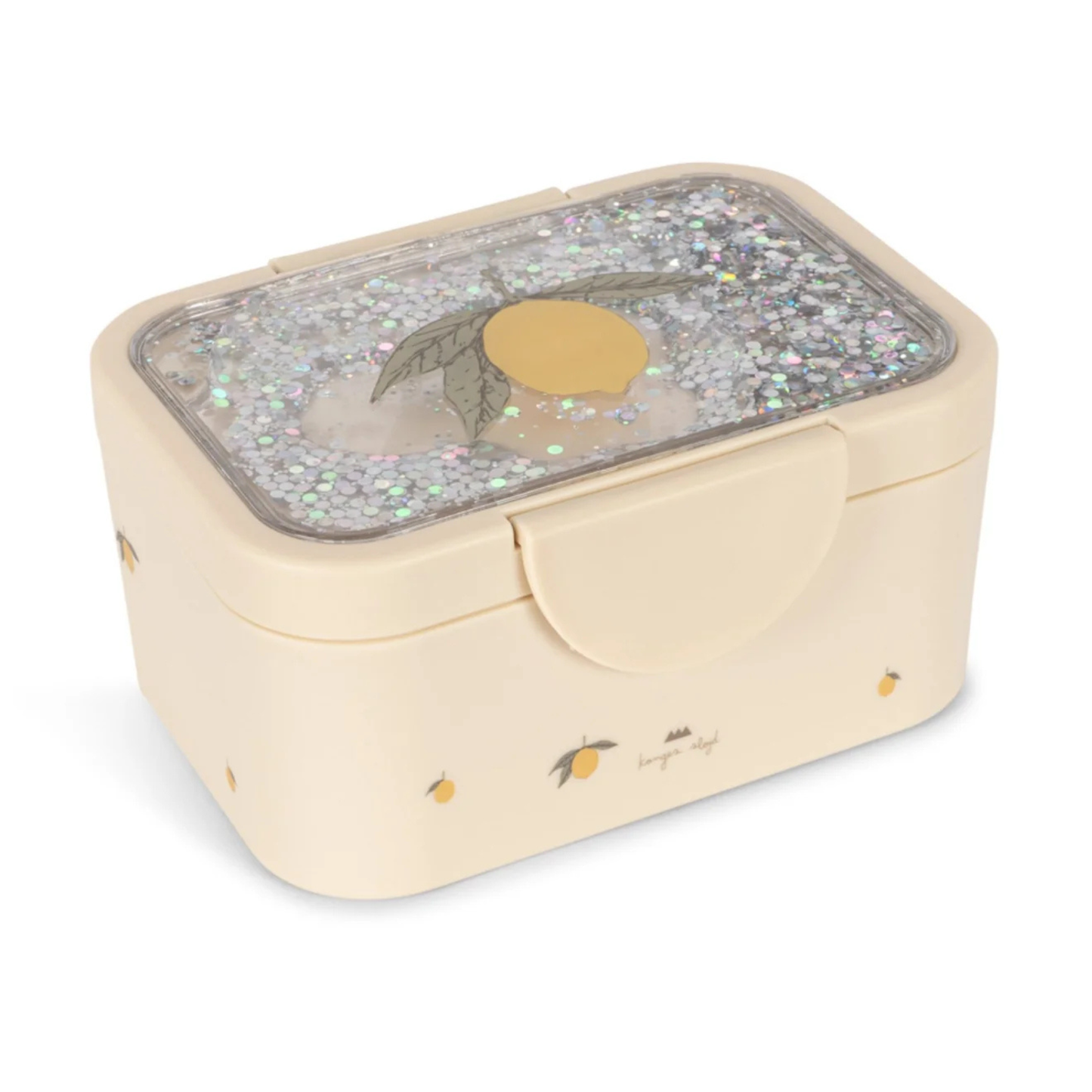 GLITTER LUNCH BOX - Lemon