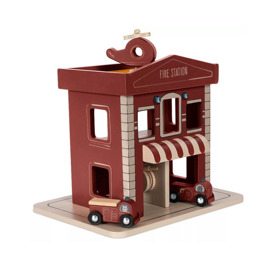 WOODEN FIRE STATION