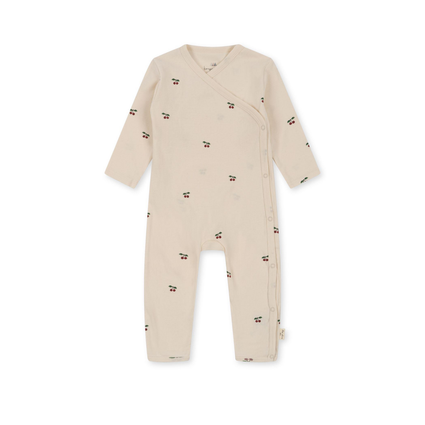 NEWBORN ONESIE GOTS - CHERRY