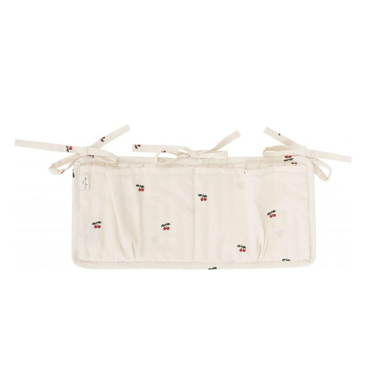 QUILTET BED POCKETS - Cherry