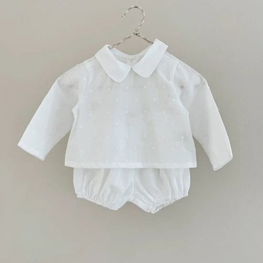 Vilja set white dot