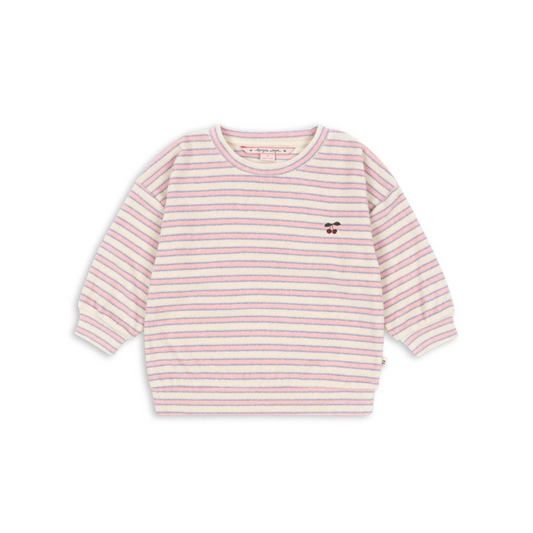 ITTY SWEAT SHIRT GOTS - CHERRY