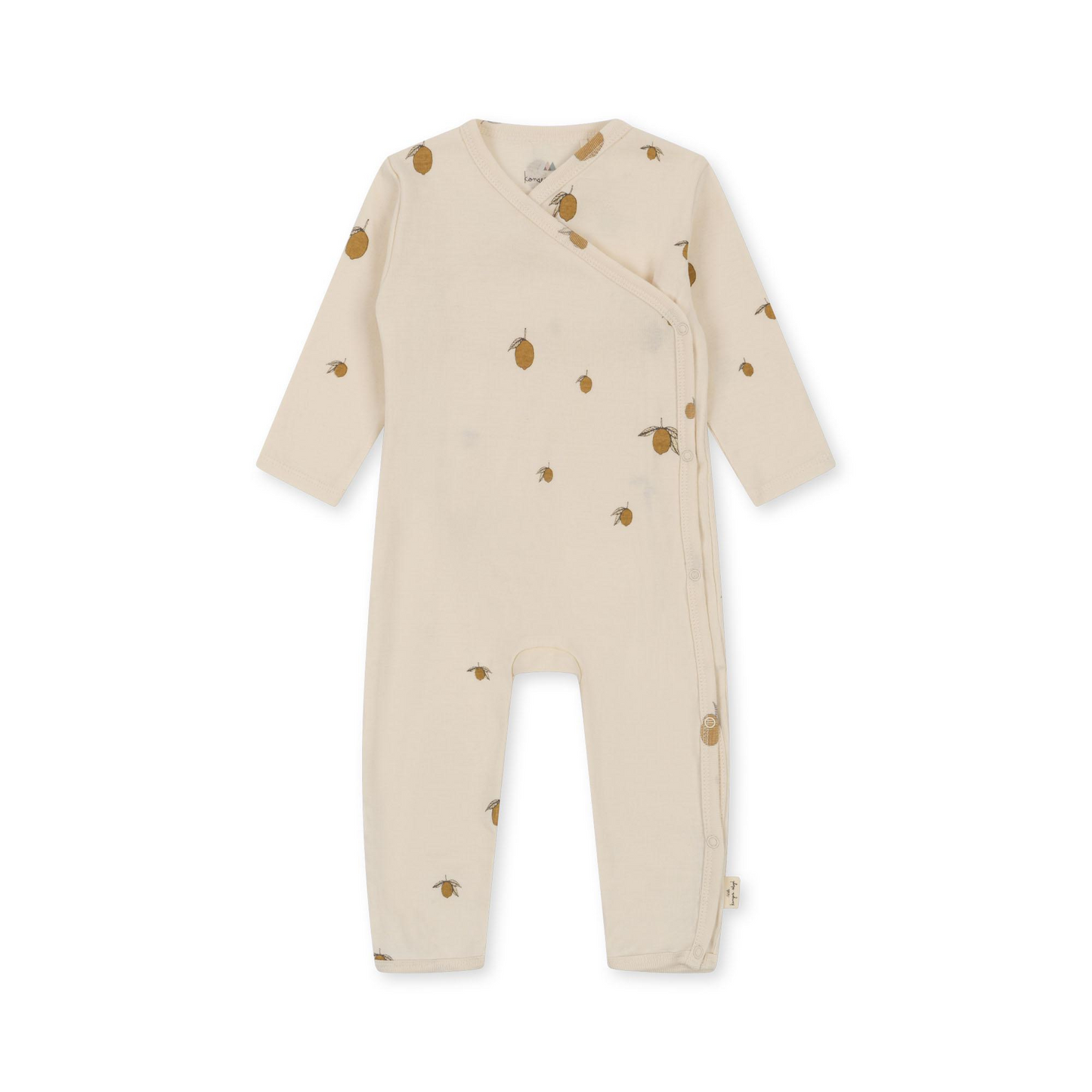 NEWBORN ONESIE GOTS - LEMON