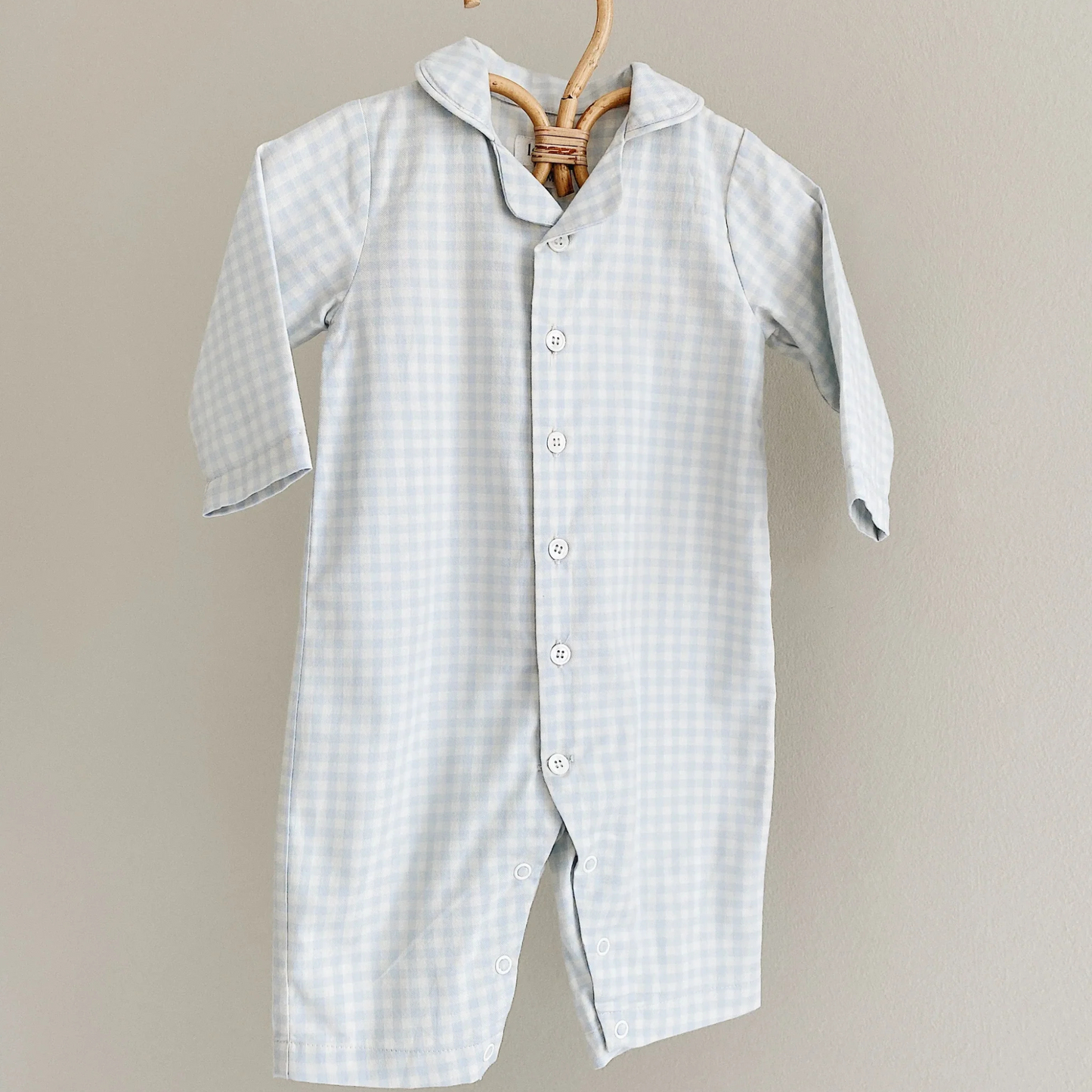Classic PJ suit blue gingham