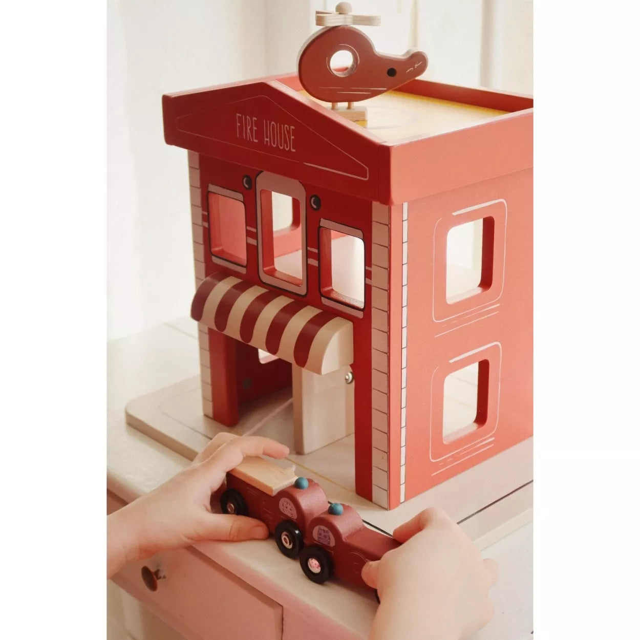 WOODEN FIRE STATION