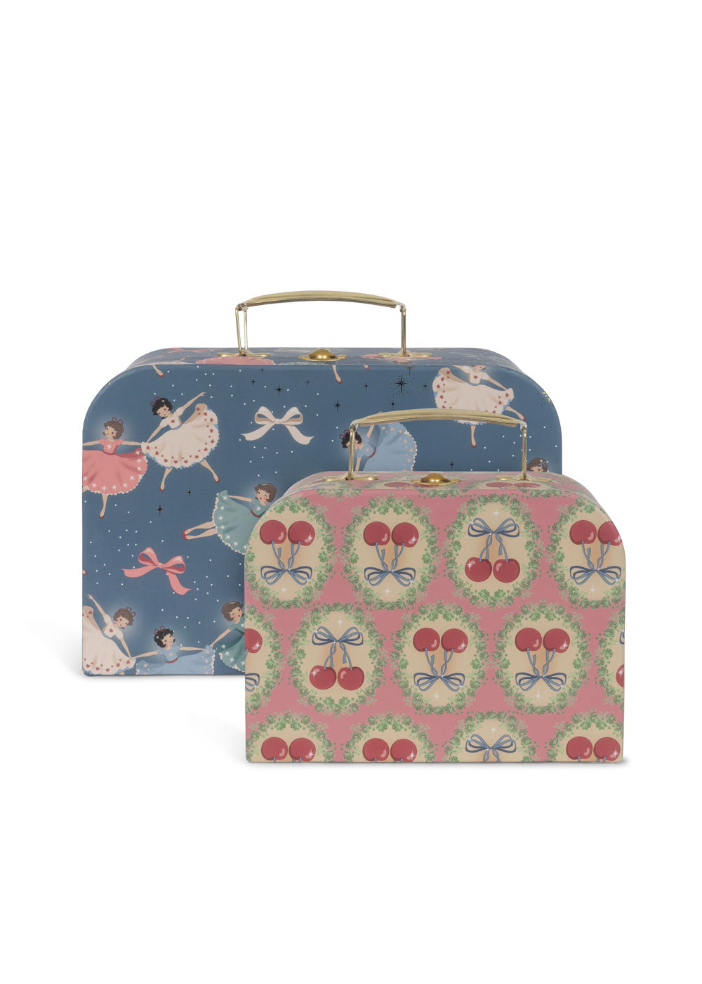 2 PACK SUITCASE - Snow Bow Ballerina