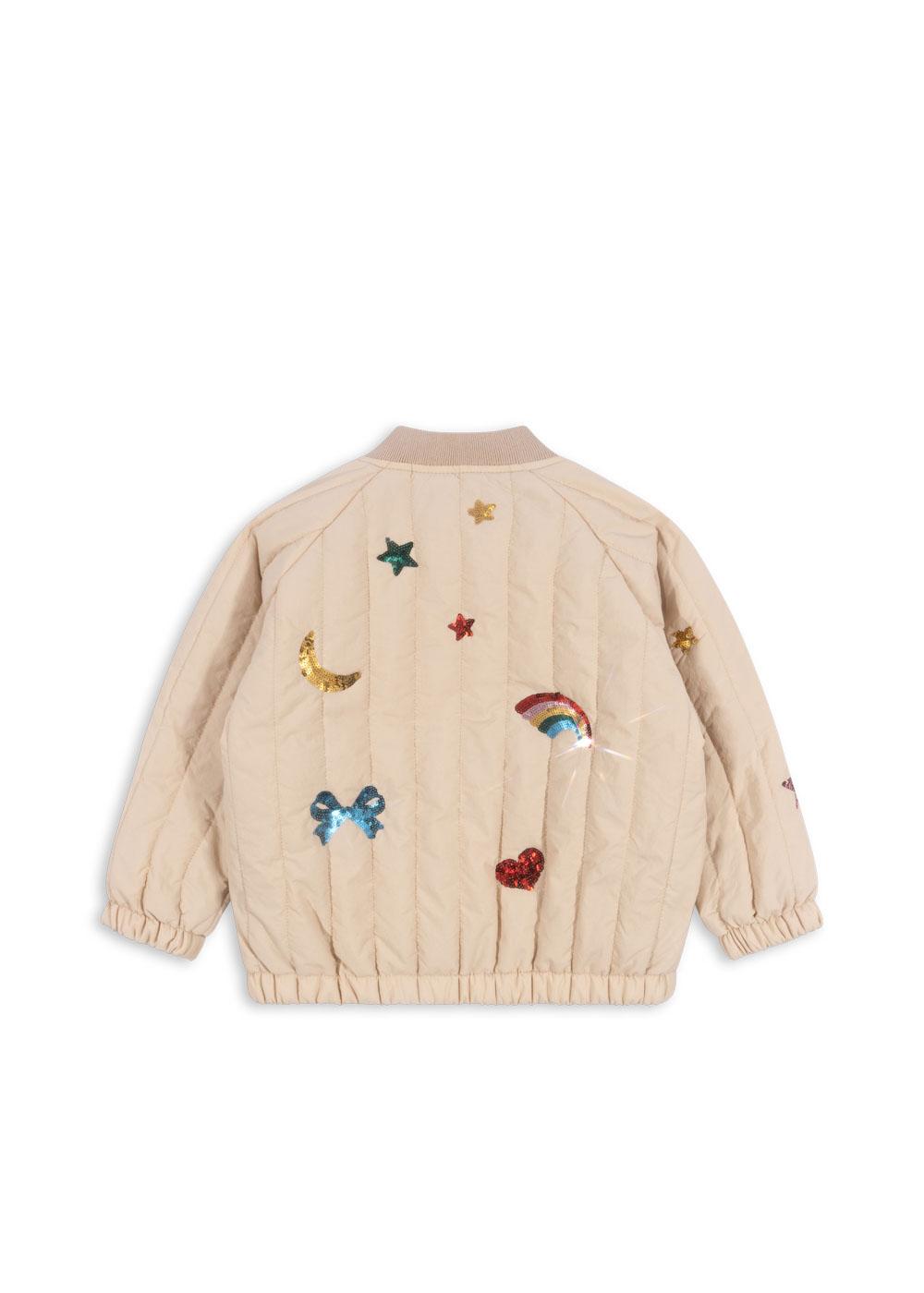 JUNO SEQUIN BOMBER JACKET