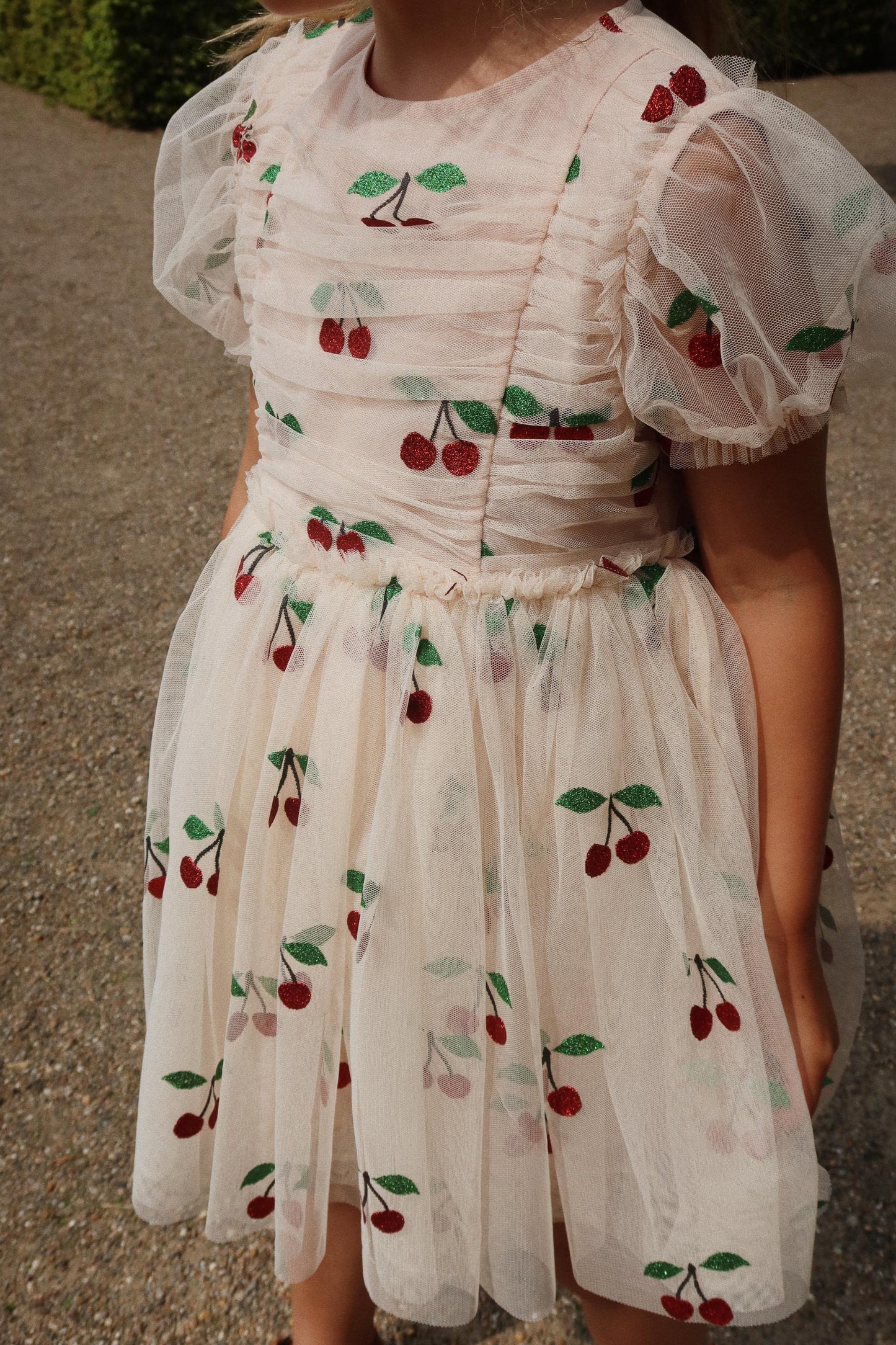 TULLIE DRESS - CHERRY