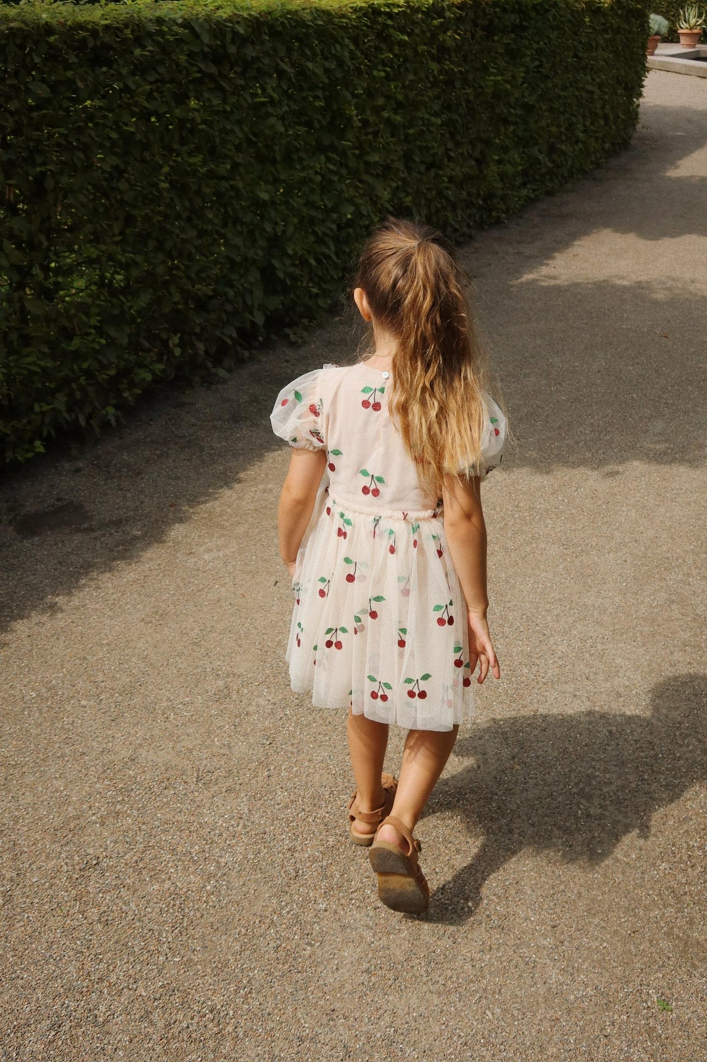 TULLIE DRESS - CHERRY