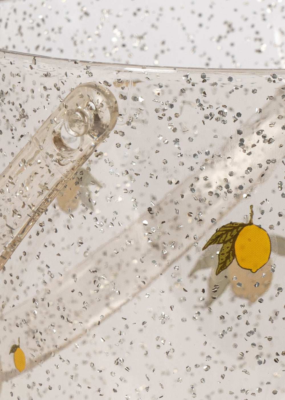 GLITTER BUCKET AND SHOVEL - Lemon
