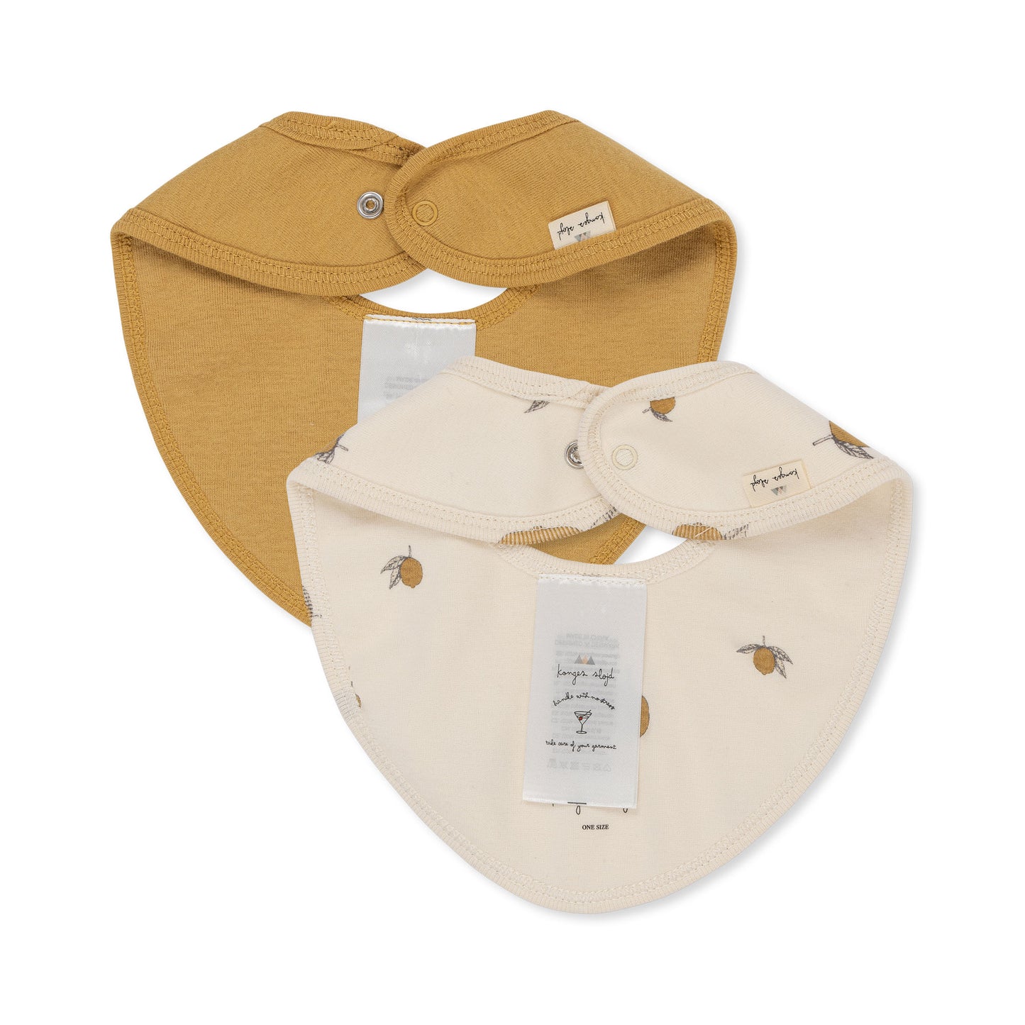 2 PACK BIBS - Lemon