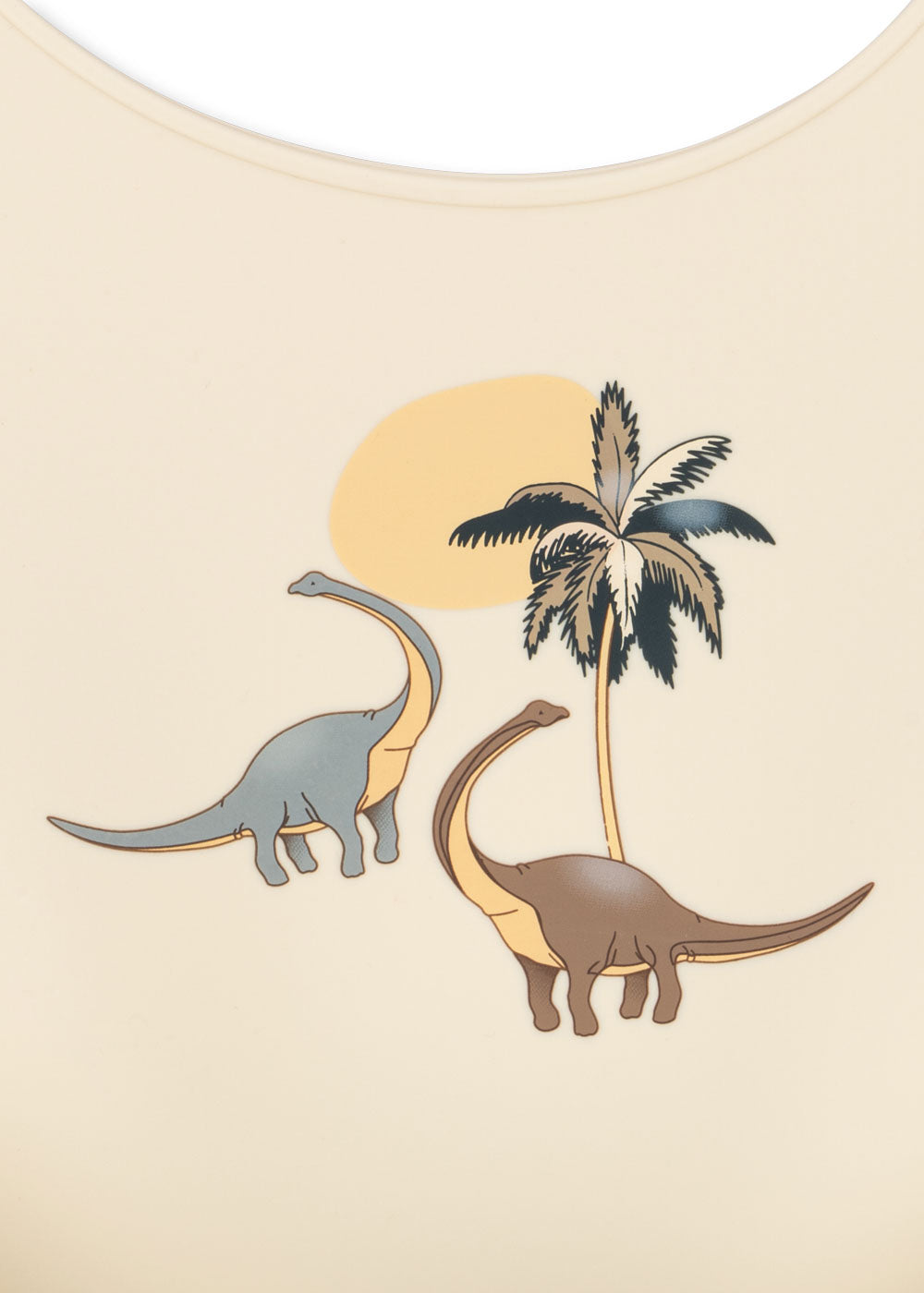 2 PACK SILICONE BIB - DINO