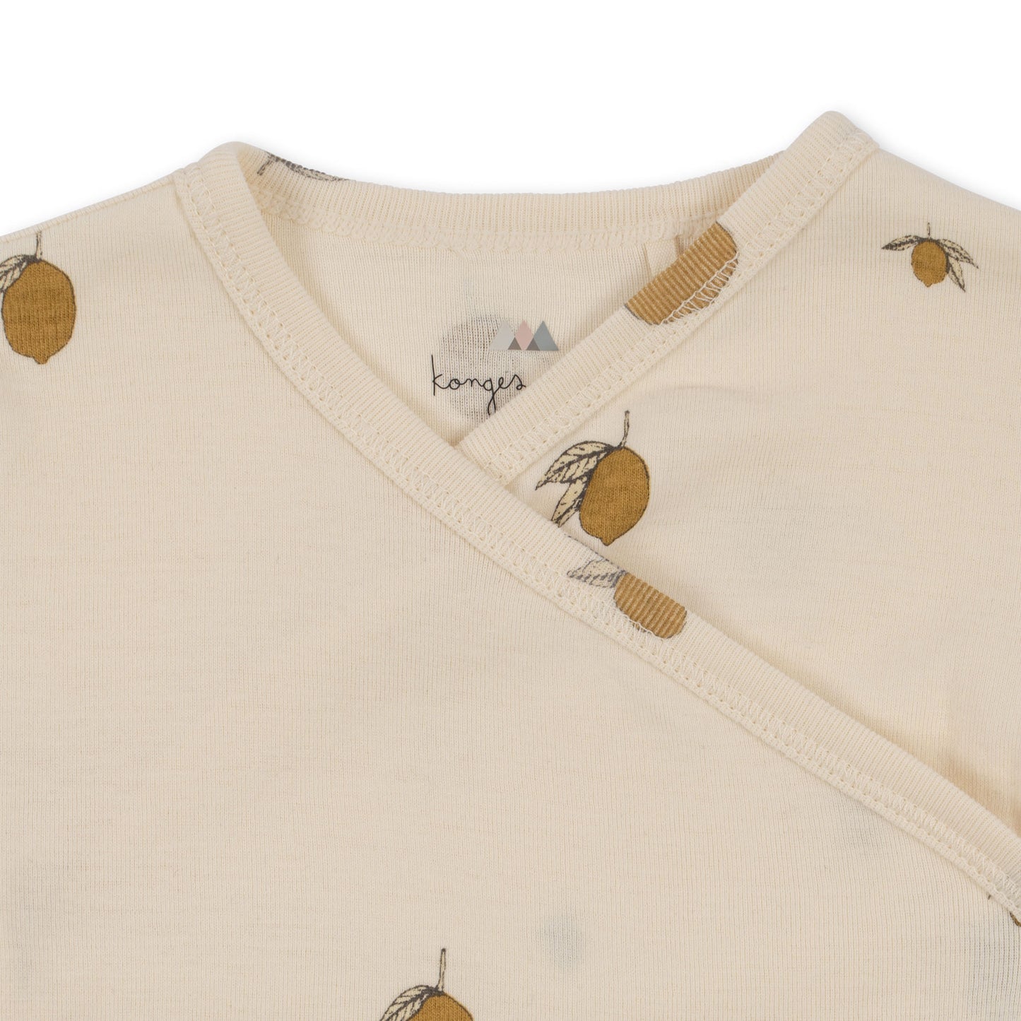 NEWBORN ONESIE GOTS - LEMON
