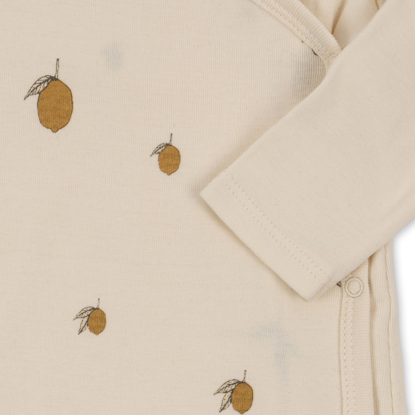 NEWBORN ONESIE GOTS - LEMON