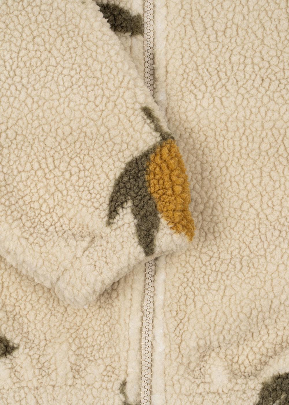 JODY TEDDY JACKET GRS - Lemon