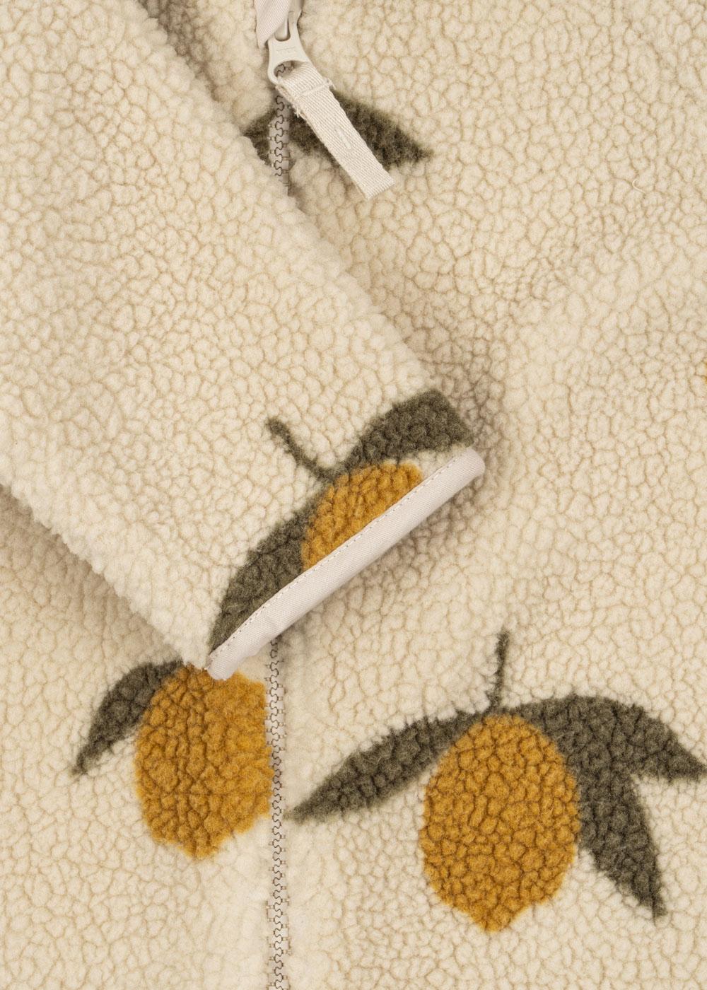 JODY TEDDY ONESIE GRS - Lemon